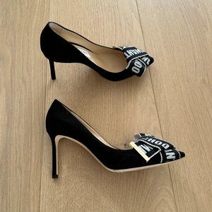 Jimmy Choo Tegan 85 // 39 size Black Pumps